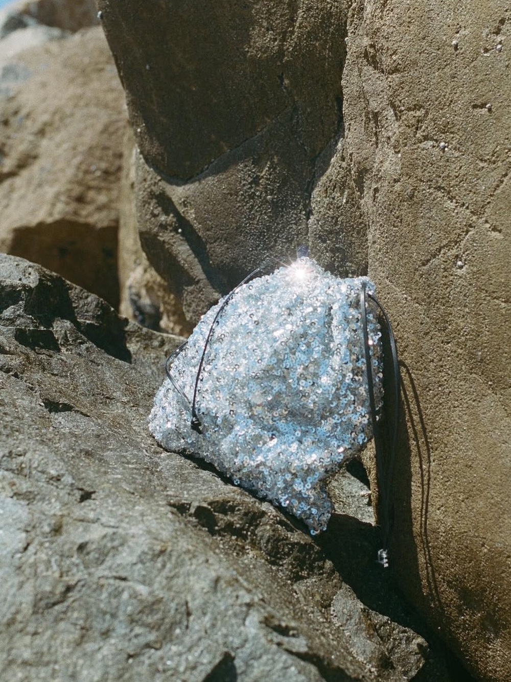 Jeana Sohn the sequin pouch bag